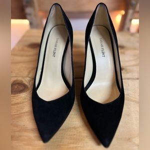 Sarah Flint Perfect Jay Pump 100 Black Suede Sz 7.5